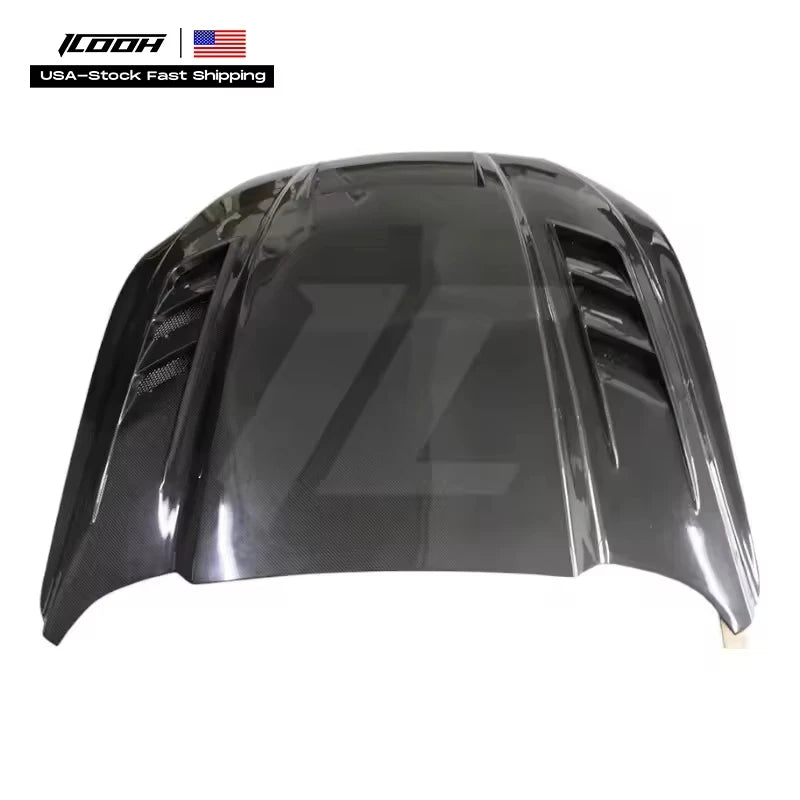 Tf Style Carbon Fiber Fibre Front Bonnet Engine Hood For Ford Mustang 2018-2023 - Buy Tf Style Carbon Fiber Fibre Front Bonnet Engine Hood
for Ford Mustang Product on Alibaba.com