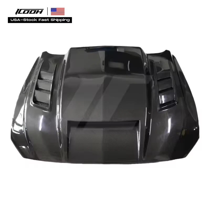 Tf Style Carbon Fiber Fibre Front Bonnet Engine Hood For Ford Mustang 2018-2023 - Buy Tf Style Carbon Fiber Fibre Front Bonnet Engine Hood
for Ford Mustang Product on Alibaba.com
