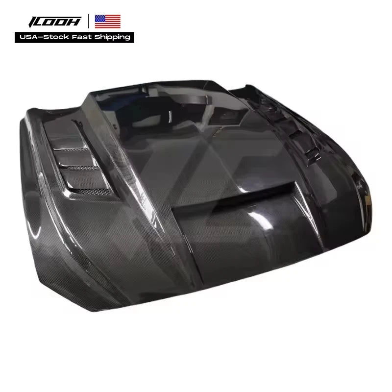 Tf Style Carbon Fiber Fibre Front Bonnet Engine Hood For Ford Mustang 2018-2023 - Buy Tf Style Carbon Fiber Fibre Front Bonnet Engine Hood
for Ford Mustang Product on Alibaba.com