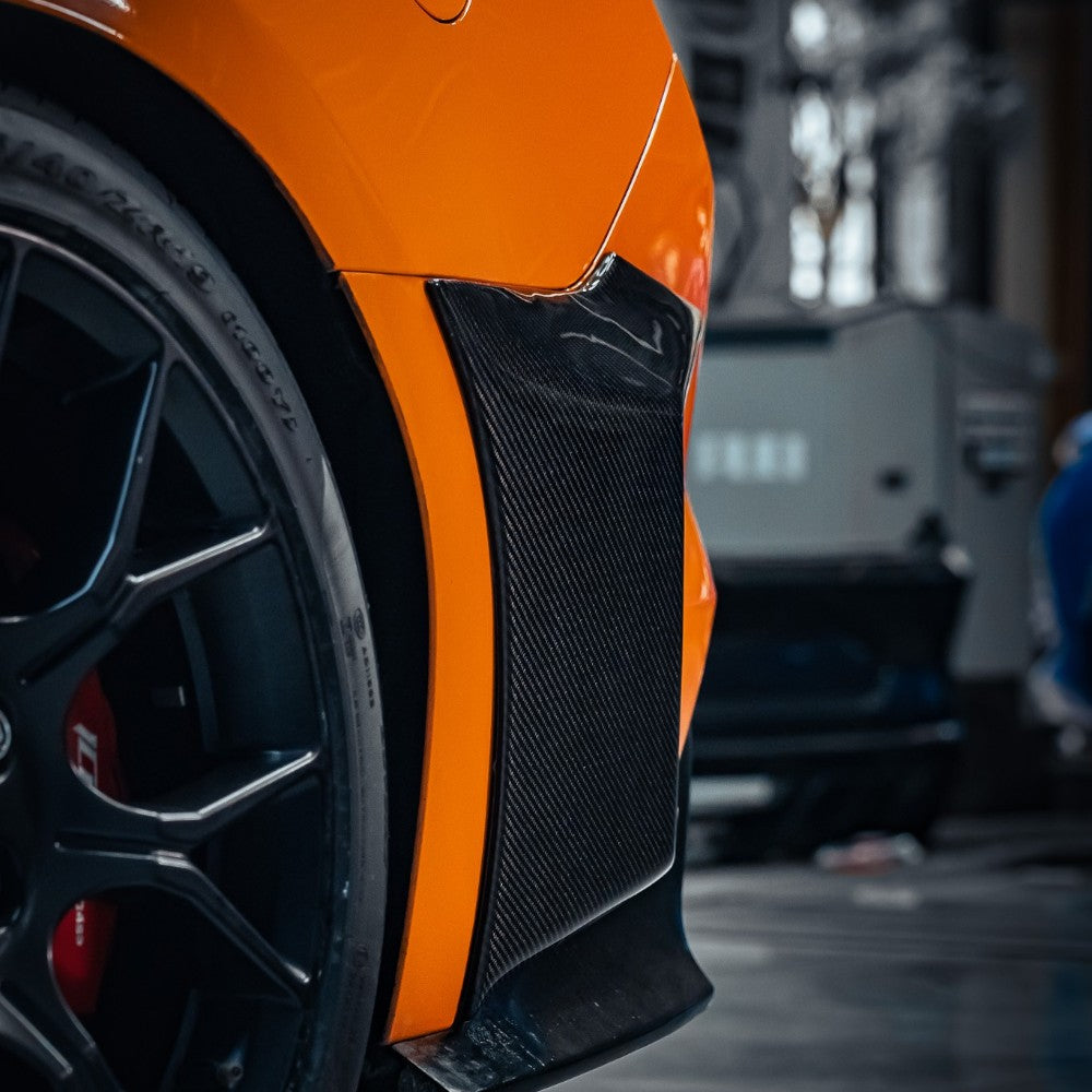 Carbon Fiber Rear Bumper Canards for 2018-2023 Mustang S550